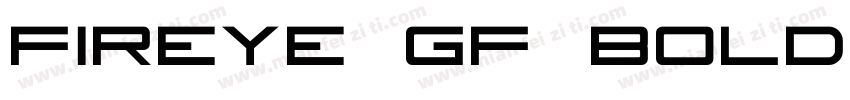 Fireye GF Bold字体转换